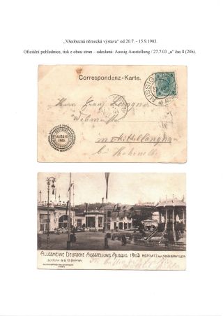RAKOUSKO-UHERSKO, POŠTOVNÍ DOKLADY Z VÝSTAV, SLAVNOSTÍ APOD. – list 50