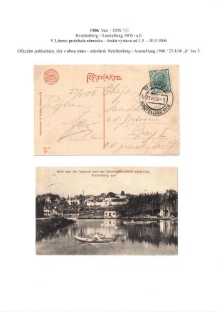 RAKOUSKO-UHERSKO, POŠTOVNÍ DOKLADY Z VÝSTAV, SLAVNOSTÍ APOD. – list 63
