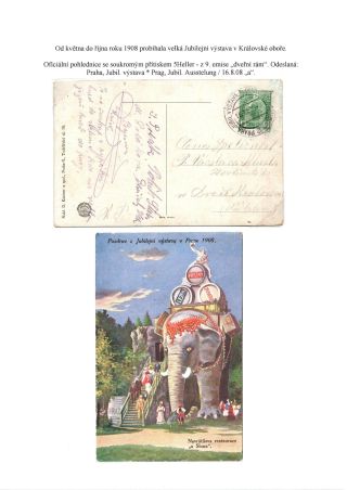 RAKOUSKO-UHERSKO, POŠTOVNÍ DOKLADY Z VÝSTAV, SLAVNOSTÍ APOD. – sheet 71