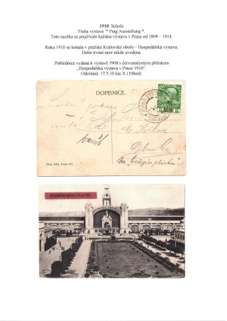 RAKOUSKO-UHERSKO, POŠTOVNÍ DOKLADY Z VÝSTAV, SLAVNOSTÍ APOD. – sheet 78