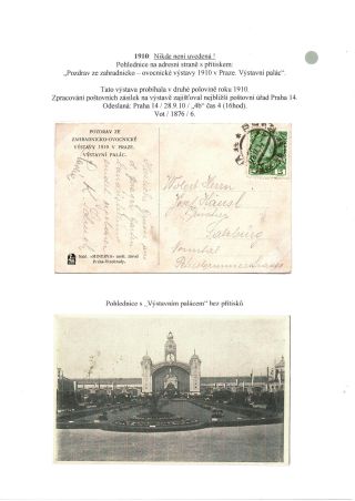 RAKOUSKO-UHERSKO, POŠTOVNÍ DOKLADY Z VÝSTAV, SLAVNOSTÍ APOD. – sheet 80