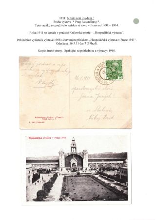 RAKOUSKO-UHERSKO, POŠTOVNÍ DOKLADY Z VÝSTAV, SLAVNOSTÍ APOD. – list 81