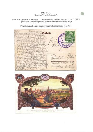 RAKOUSKO-UHERSKO, POŠTOVNÍ DOKLADY Z VÝSTAV, SLAVNOSTÍ APOD. – list 83