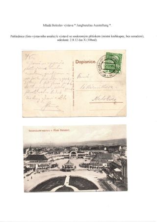 RAKOUSKO-UHERSKO, POŠTOVNÍ DOKLADY Z VÝSTAV, SLAVNOSTÍ APOD. – list 89
