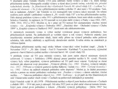 RAKOUSKO-UHERSKO, POŠTOVNÍ DOKLADY Z VÝSTAV, SLAVNOSTÍ APOD.