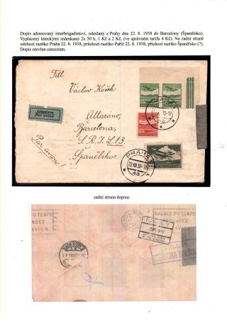 ČESKOSLOVENSKO, LETECKÉ ZNÁMKY - DEFINITVNÍ VYDÁNÍ 1930 – sheet 8