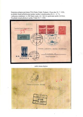ČESKOSLOVENSKO, LETECKÉ ZNÁMKY - DEFINITVNÍ VYDÁNÍ 1930 – sheet 15