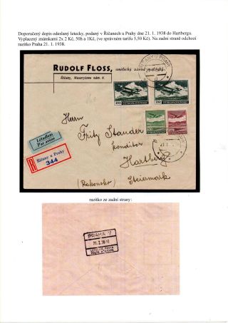 ČESKOSLOVENSKO, LETECKÉ ZNÁMKY - DEFINITVNÍ VYDÁNÍ 1930 – sheet 26