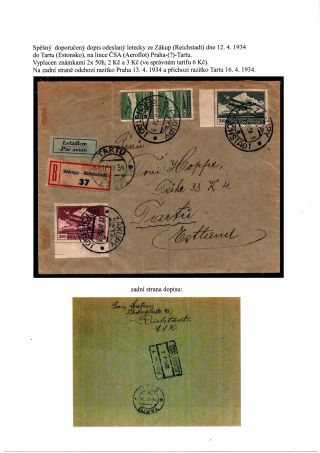 ČESKOSLOVENSKO, LETECKÉ ZNÁMKY - DEFINITVNÍ VYDÁNÍ 1930 – sheet 27