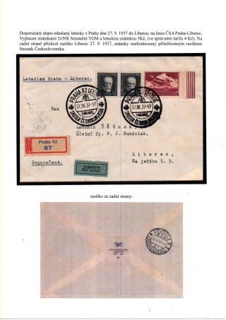 ČESKOSLOVENSKO, LETECKÉ ZNÁMKY - DEFINITVNÍ VYDÁNÍ 1930 – sheet 36