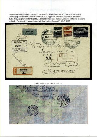 ČESKOSLOVENSKO, LETECKÉ ZNÁMKY - DEFINITVNÍ VYDÁNÍ 1930 – sheet 42