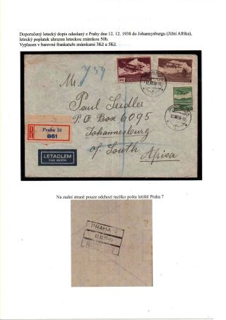 ČESKOSLOVENSKO, LETECKÉ ZNÁMKY - DEFINITVNÍ VYDÁNÍ 1930 – sheet 47