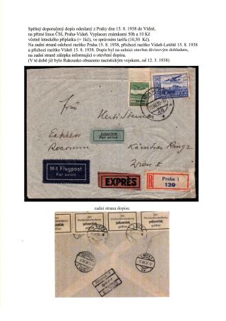 ČESKOSLOVENSKO, LETECKÉ ZNÁMKY - DEFINITVNÍ VYDÁNÍ 1930 – sheet 50