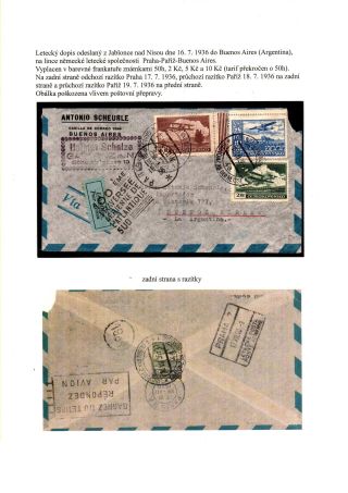 ČESKOSLOVENSKO, LETECKÉ ZNÁMKY - DEFINITVNÍ VYDÁNÍ 1930 – sheet 53