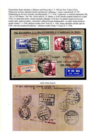 ČESKOSLOVENSKO, LETECKÉ ZNÁMKY - DEFINITVNÍ VYDÁNÍ 1930 – sheet 54