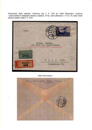 ČESKOSLOVENSKO, LETECKÉ ZNÁMKY - DEFINITVNÍ VYDÁNÍ 1930 – sheet 56