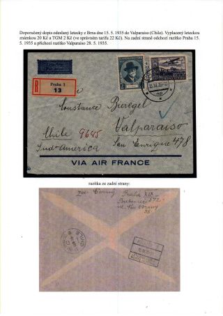 ČESKOSLOVENSKO, LETECKÉ ZNÁMKY - DEFINITVNÍ VYDÁNÍ 1930 – sheet 60