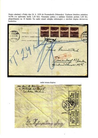 ČESKOSLOVENSKO, LETECKÉ ZNÁMKY - DEFINITVNÍ VYDÁNÍ 1930 – sheet 64