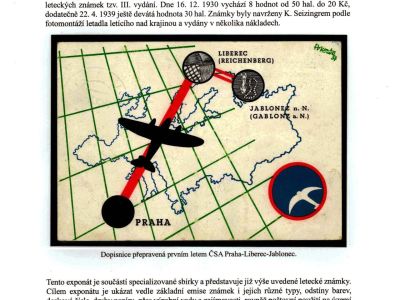 ČESKOSLOVENSKO, LETECKÉ ZNÁMKY - DEFINITVNÍ VYDÁNÍ 1930