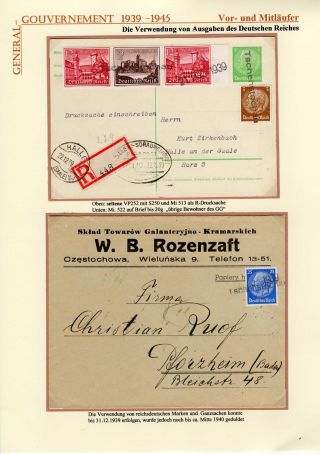 GENERALGOUVERNEMENT 1939-1945 – sheet 8