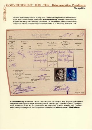 GENERALGOUVERNEMENT 1939-1945 – sheet 39