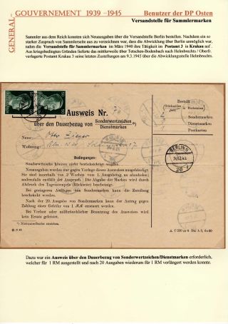 GENERALGOUVERNEMENT 1939-1945 – sheet 82