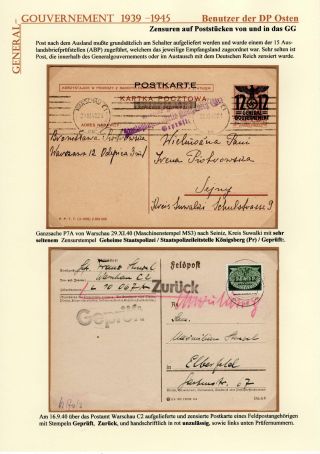 GENERALGOUVERNEMENT 1939-1945 – sheet 84