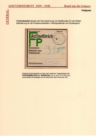 GENERALGOUVERNEMENT 1939-1945 – list 100