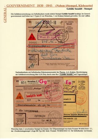 GENERALGOUVERNEMENT 1939-1945 – list 116
