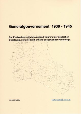 GENERALGOUVERNEMENT 1939-1945 (POŠTOVNÍ STYK SE ZAHRANIČÍM) – Blatt 1
