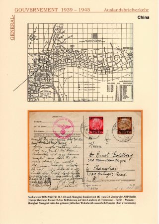 GENERALGOUVERNEMENT 1939-1945 (POŠTOVNÍ STYK SE ZAHRANIČÍM) – Blatt 12