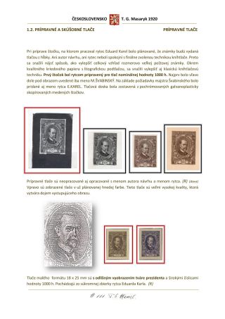 PŘÍLEŽITOSTNÁ EMISE K 70. NAROZENINÁM T. G. MASARYKA – sheet 9