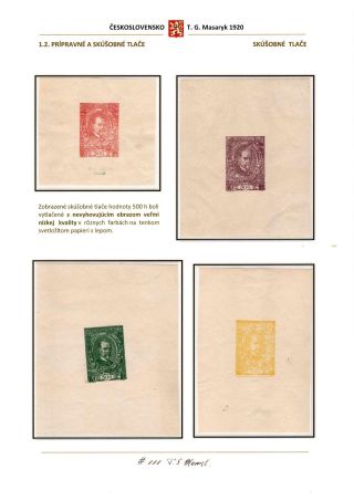 PŘÍLEŽITOSTNÁ EMISE K 70. NAROZENINÁM T. G. MASARYKA – sheet 10