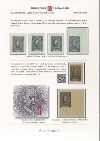 PŘÍLEŽITOSTNÁ EMISE K 70. NAROZENINÁM T. G. MASARYKA – sheet 16