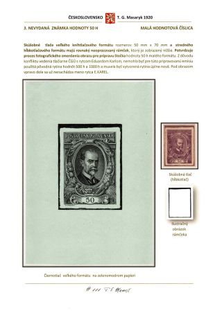 PŘÍLEŽITOSTNÁ EMISE K 70. NAROZENINÁM T. G. MASARYKA – list 39