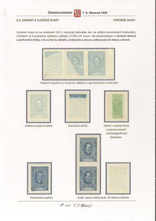 PŘÍLEŽITOSTNÁ EMISE K 70. NAROZENINÁM T. G. MASARYKA – list 60