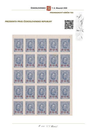 PŘÍLEŽITOSTNÁ EMISE K 70. NAROZENINÁM T. G. MASARYKA – list 76