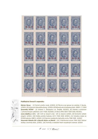 PŘÍLEŽITOSTNÁ EMISE K 70. NAROZENINÁM T. G. MASARYKA – list 79