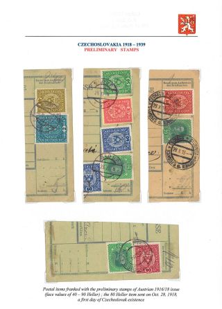 VOM KARL I. ZUM MASARYK: POSTGESCHICHTE DER TSCHECHOSLOWAKEI 1918-19 – Blatt 4