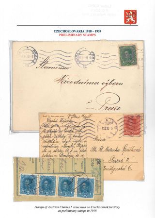 VOM KARL I. ZUM MASARYK: POSTGESCHICHTE DER TSCHECHOSLOWAKEI 1918-19 – Blatt 8