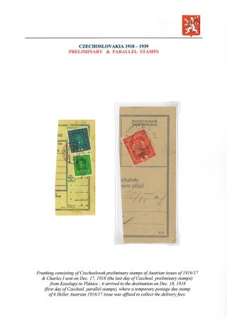VOM KARL I. ZUM MASARYK: POSTGESCHICHTE DER TSCHECHOSLOWAKEI 1918-19 – Blatt 11
