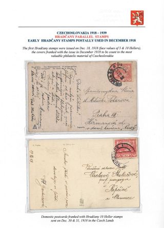 VOM KARL I. ZUM MASARYK: POSTGESCHICHTE DER TSCHECHOSLOWAKEI 1918-19 – Blatt 13