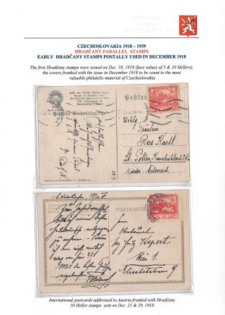 VOM KARL I. ZUM MASARYK: POSTGESCHICHTE DER TSCHECHOSLOWAKEI 1918-19 – Blatt 14