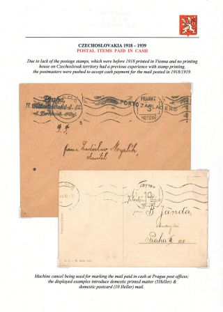VOM KARL I. ZUM MASARYK: POSTGESCHICHTE DER TSCHECHOSLOWAKEI 1918-19 – Blatt 35