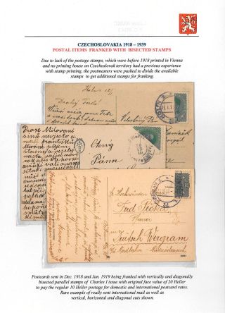 VOM KARL I. ZUM MASARYK: POSTGESCHICHTE DER TSCHECHOSLOWAKEI 1918-19 – Blatt 36