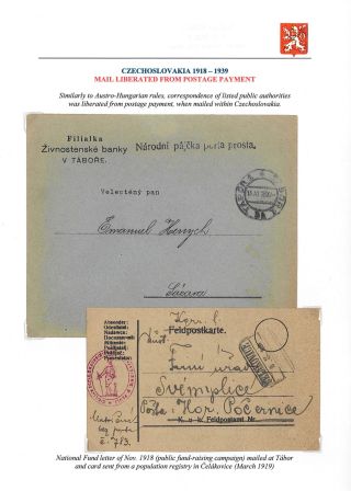 VOM KARL I. ZUM MASARYK: POSTGESCHICHTE DER TSCHECHOSLOWAKEI 1918-19 – Blatt 39