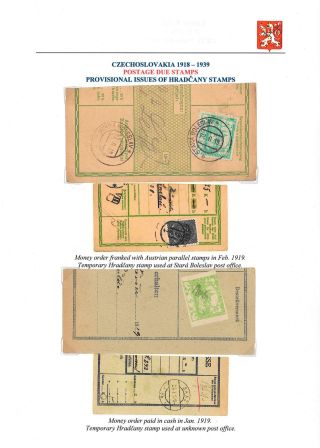 VOM KARL I. ZUM MASARYK: POSTGESCHICHTE DER TSCHECHOSLOWAKEI 1918-19 – Blatt 41