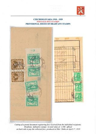 VOM KARL I. ZUM MASARYK: POSTGESCHICHTE DER TSCHECHOSLOWAKEI 1918-19 – Blatt 43