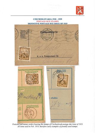 VOM KARL I. ZUM MASARYK: POSTGESCHICHTE DER TSCHECHOSLOWAKEI 1918-19 – Blatt 44