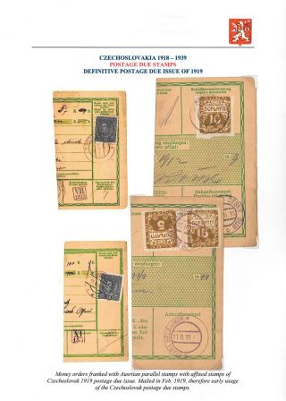 VOM KARL I. ZUM MASARYK: POSTGESCHICHTE DER TSCHECHOSLOWAKEI 1918-19 – Blatt 46